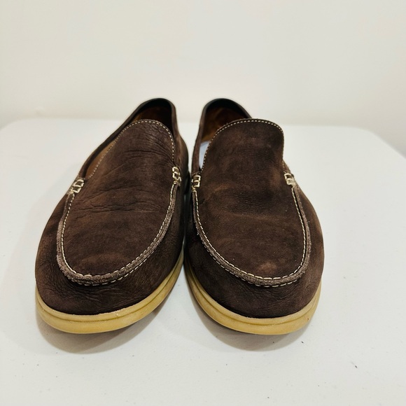 Johnnie-O Malibu Moccasin Slip On Loafers Brown Men’s Shoes Size 11,5 M - Picture 4 of 12
